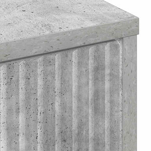 Πλαϊνό γραφείο Σκυρόδεμα Γκρι 89,5 x 33 x 82 εκ.