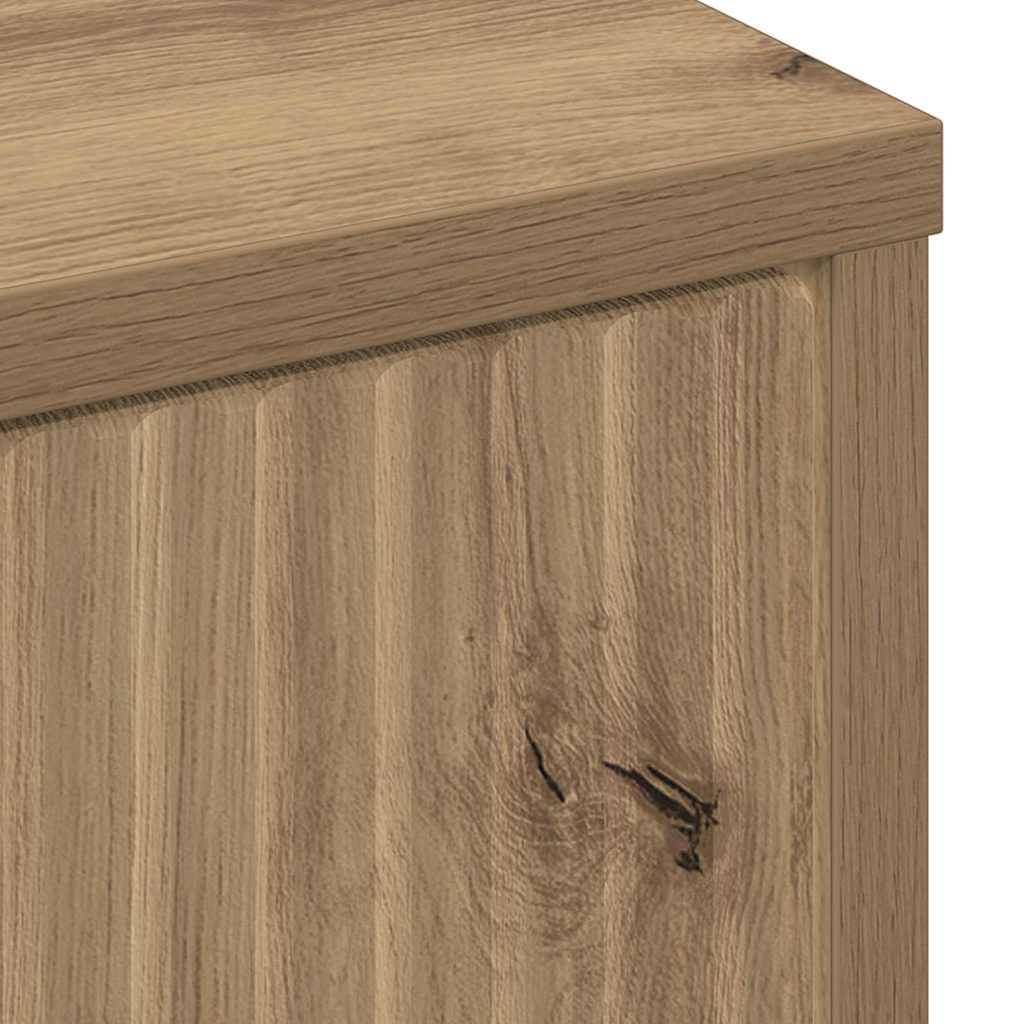 Πλαϊνό γραφείο με συρτάρι Artisan Oak 89,5 x 33 x 82 εκ. - Pakobazaar