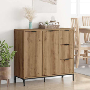 Πλαϊνό γραφείο με συρτάρι Artisan Oak 89,5 x 33 x 82 εκ. - Pakobazaar