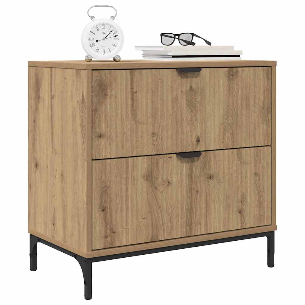 Κομοδίνο artisan δρυς 63.5 x 36 x 61 εκ Επεξεργασμένο ξύλο - Pakobazaar