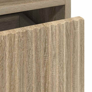 Κομοδίνο 2 pcs Sonoma Δρυς 49 x 36 x 61 εκ Επεξεργασμένο ξύλο - Pakobazaar