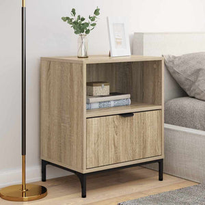 Κομοδίνο 2 pcs Sonoma Δρυς 49 x 36 x 61 εκ Επεξεργασμένο ξύλο - Pakobazaar