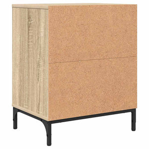 Κομοδίνο 2 pcs Sonoma Δρυς 49 x 36 x 61 εκ Επεξεργασμένο ξύλο - Pakobazaar
