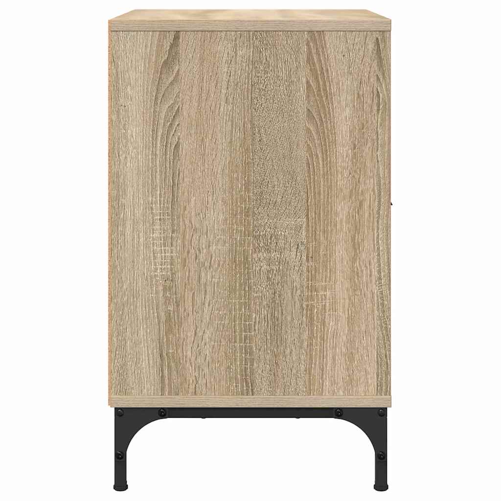 Κομοδίνο 2 pcs Sonoma Δρυς 49 x 36 x 61 εκ Επεξεργασμένο ξύλο - Pakobazaar