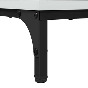 Κομοδίνο με συρτάρι 2 pcs Γυαλιστερό λευκό 49 x 36 x 61 εκ - Pakobazaar