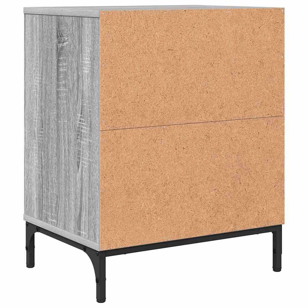 Κομοδίνο Γκρι sonoma 49 x 36 x 61 εκ Επεξεργασμένο ξύλο