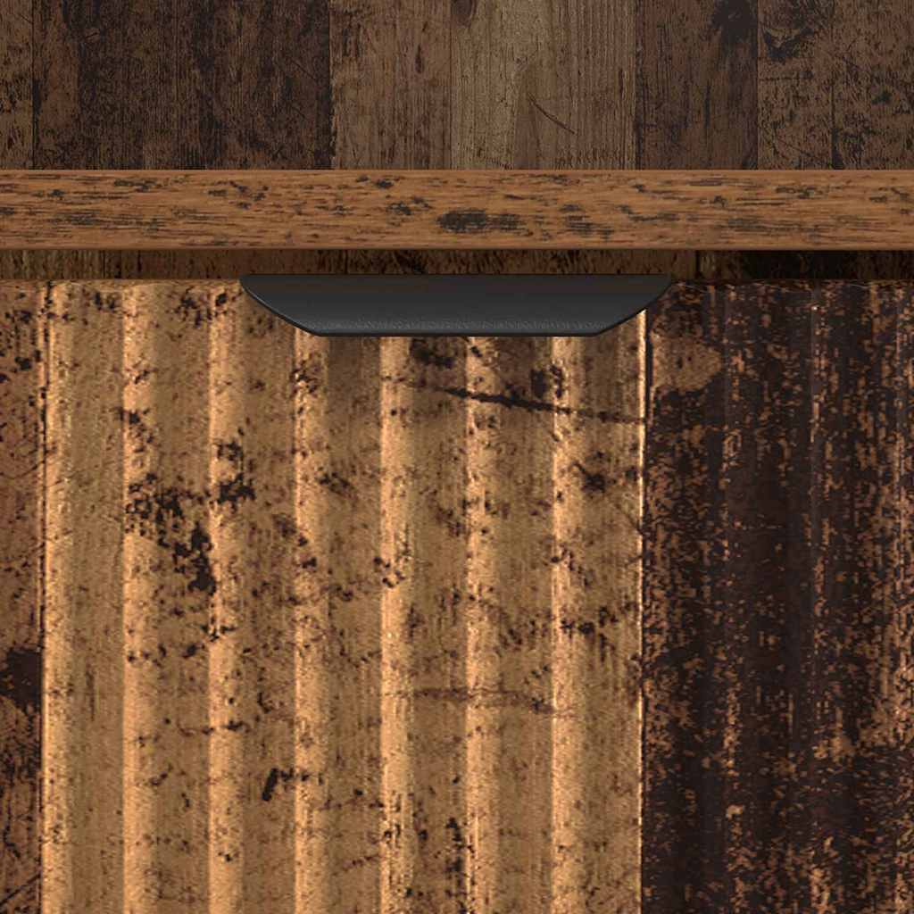 Κομοδίνο 2 pcs Παλαιό ξύλο 49 x 36 x 61 εκ Επεξεργασμένο ξύλο - Pakobazaar