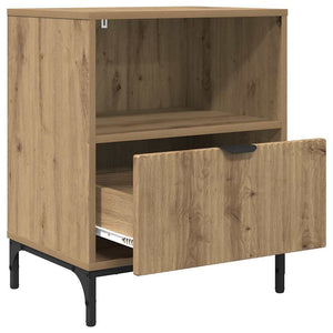 Κομοδίνο 2 pcs artisan δρυς 49 x 36 x 61 εκ Επεξεργασμένο ξύλο - Pakobazaar