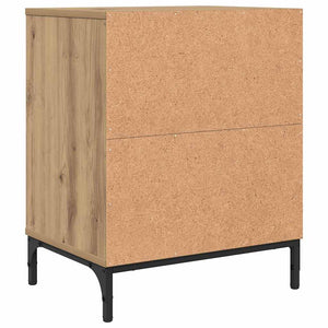 Κομοδίνο 2 pcs artisan δρυς 49 x 36 x 61 εκ Επεξεργασμένο ξύλο - Pakobazaar