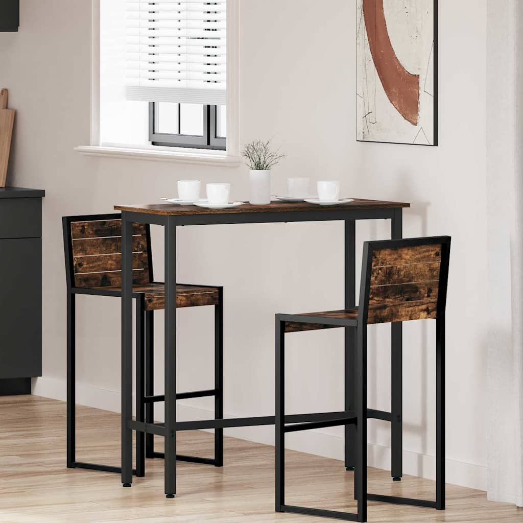 τραπέζι Καπνιστό Δρύς 100 x 40 x 100,5 εκ - Pakobazaar