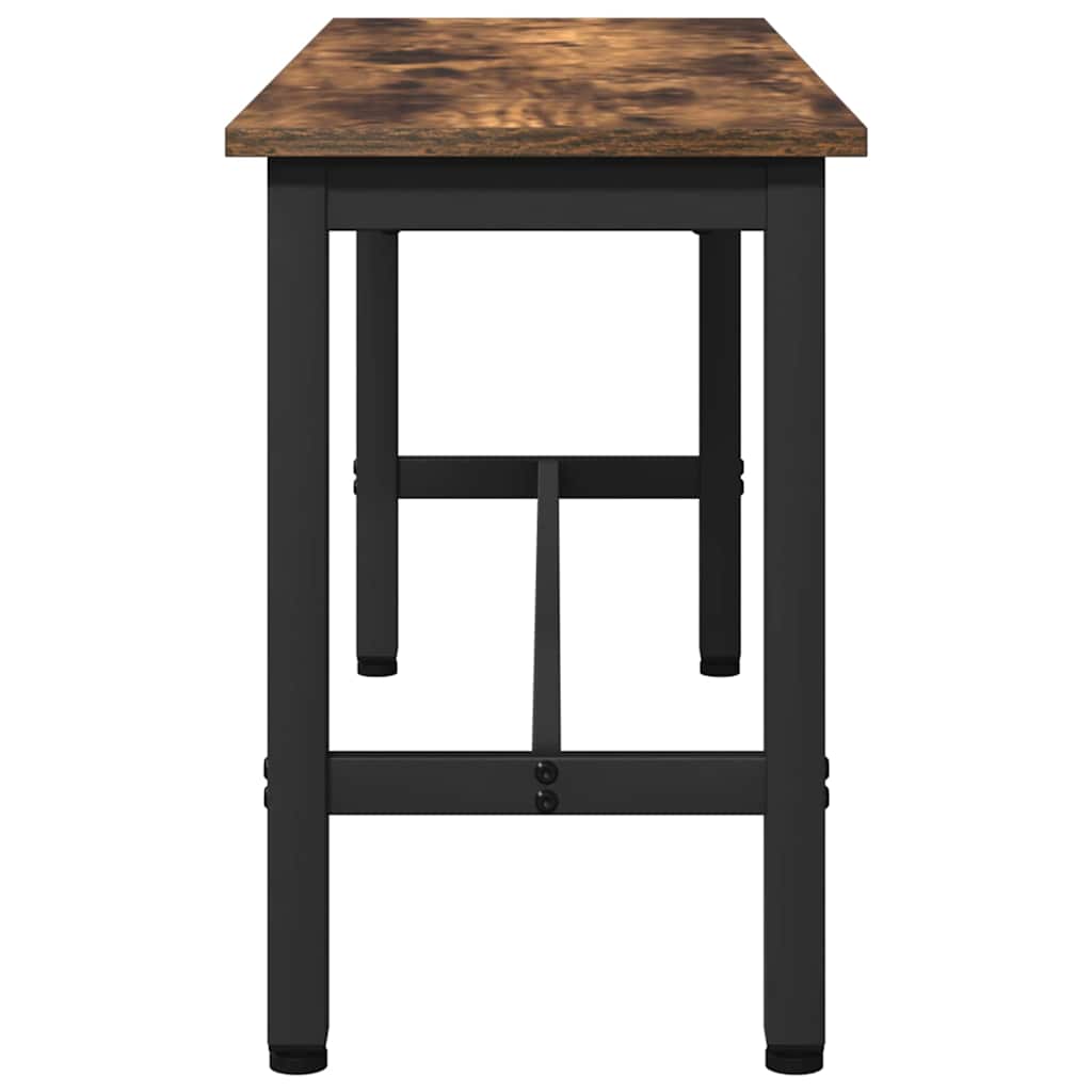 Καθιστικό Σαλονιού 2 pcs Καπνιστό Δρύς 100 x 32,5 x 48,5 εκ.