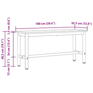 Καθιστικό Σαλονιού 100 x 32,5 x 48,5 εκ.