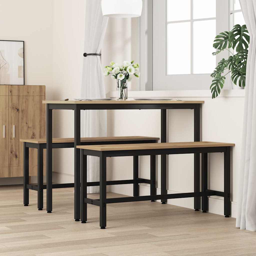 Καθιστικό Σαλονιού 2 pcs Artisan Oak 100 x 32,5 x 48,5 εκ. - Pakobazaar