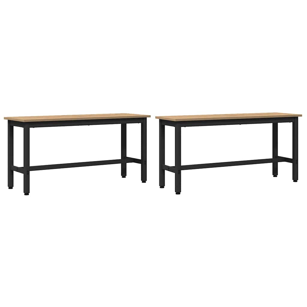 Καθιστικό Σαλονιού 2 pcs Artisan Oak 100 x 32,5 x 48,5 εκ. - Pakobazaar