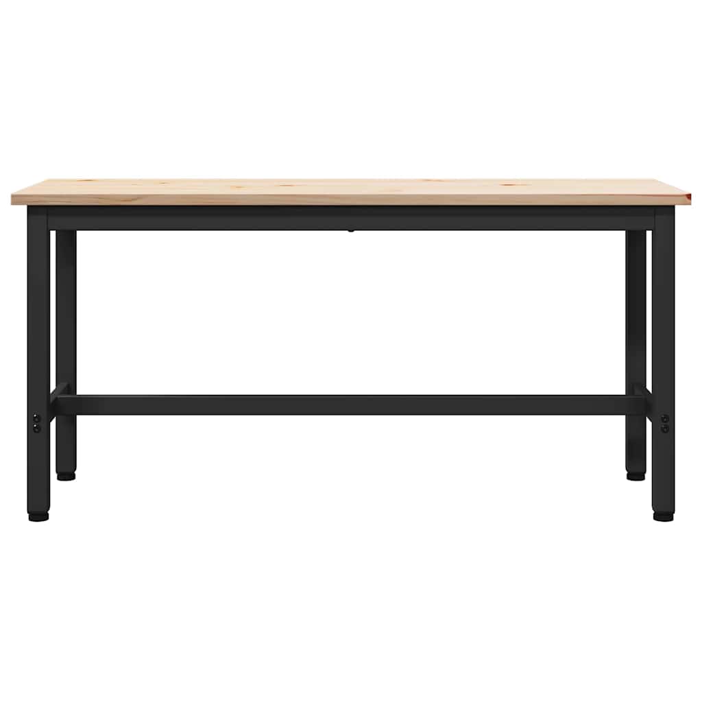 Καθίσματα Τραπεζιού 2 pcs Φυσικό 100 x 32,5 x 49 εκ