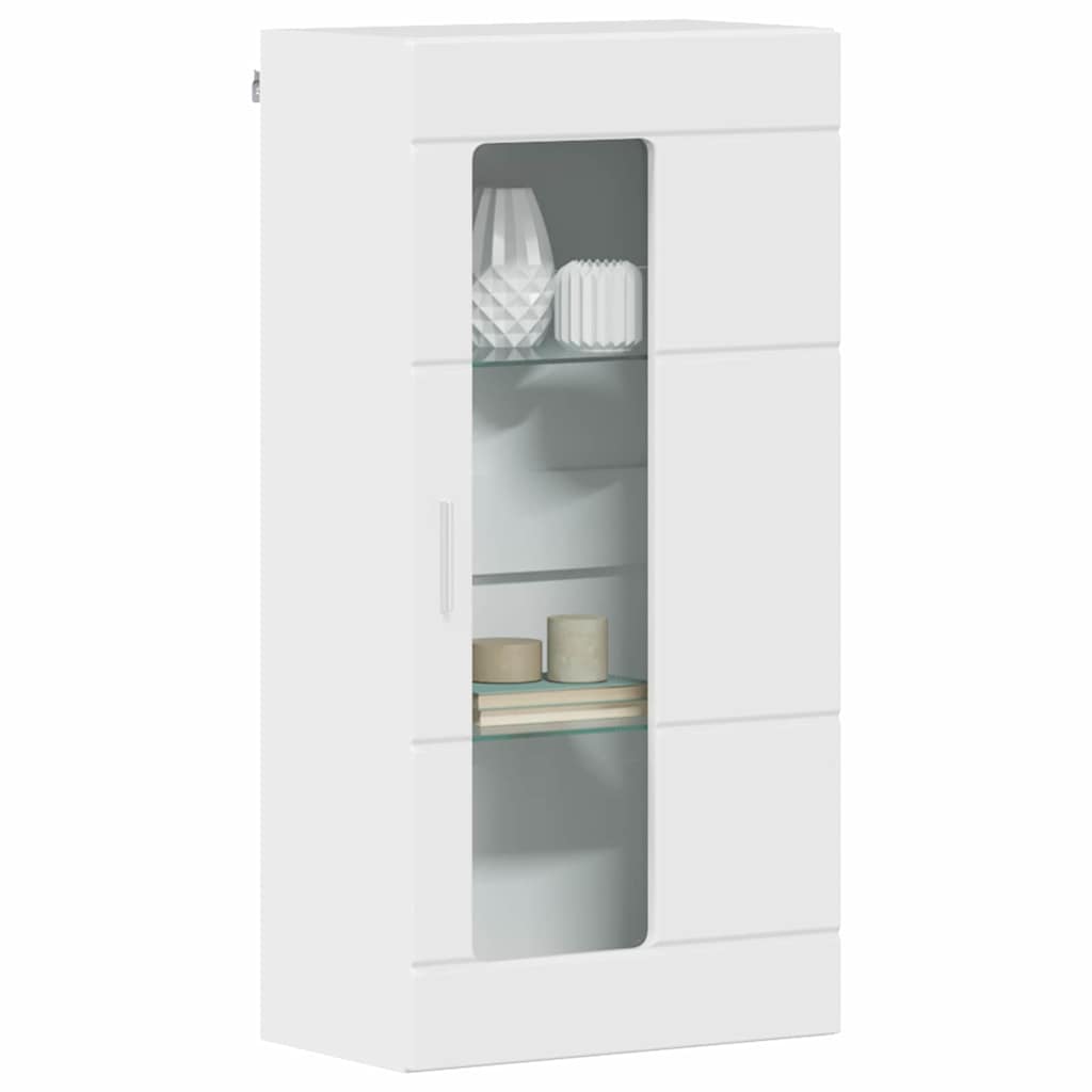 Ξύλινο Ντουλάπι Υψηλής γυαλάδας λευκό 50 x 29 x 100 εκ
