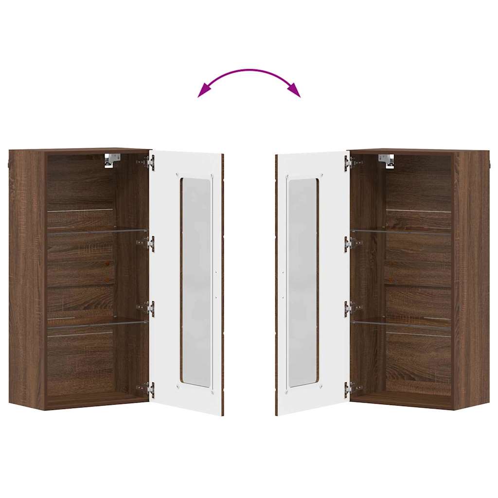 Ξύλινο Ντουλάπι Καφέ δρυς 50 x 29 x 100 εκ Επεξεργασμένο ξύλο