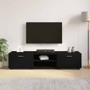 Ξύλινο Ντουλάπι Μαύρο 150 x 39 x 30 εκ Επεξεργασμένο ξύλο - Pakobazaar