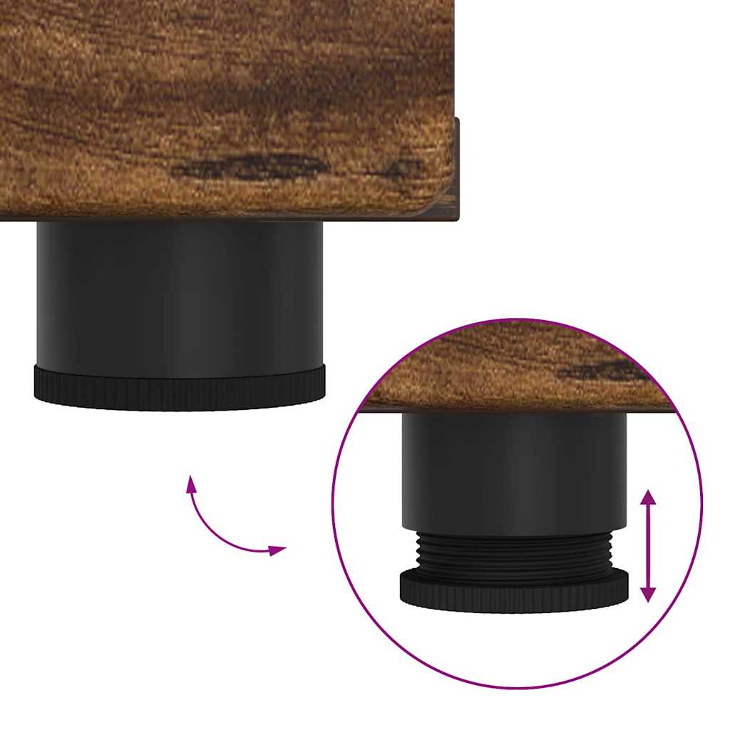 Ξύλινο Ντουλάπι με συρτάρι Καπνιστό Δρύς 150 x 39 x 30 εκ