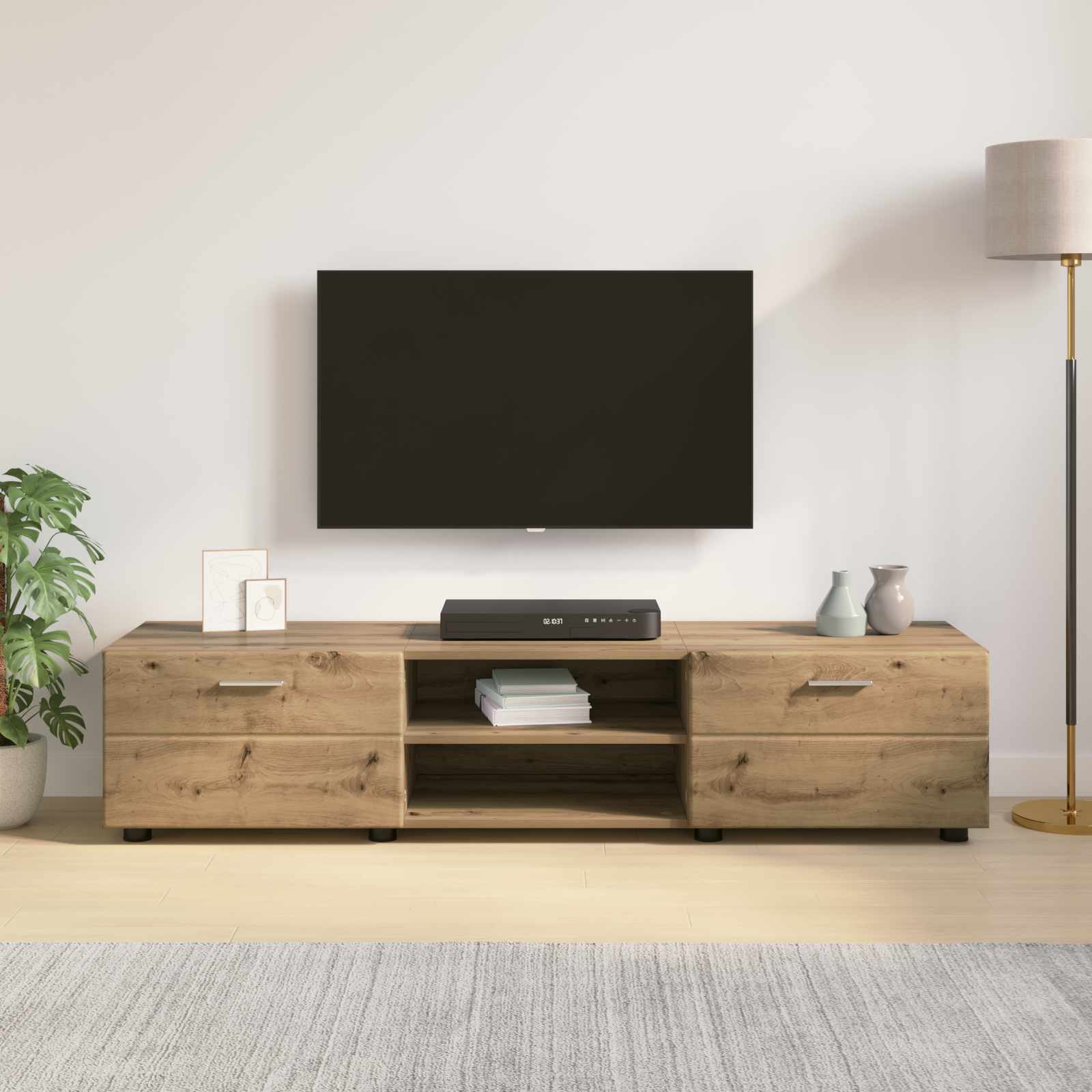 Ξύλινο Ντουλάπι Artisan Oak 150 x 39 x 30 εκ Επεξεργασμένο ξύλο - Pakobazaar