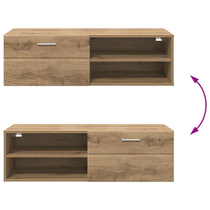 Ξύλινο Ντουλάπι με συρτάρι Artisan Oak 100,5 x 39 x 30 εκ - Pakobazaar