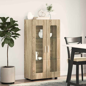 Πλαϊνό γραφείο με ράφι FLORIN Δρύς Sonoma 55,5 x 29 x 103 εκ - Pakobazaar