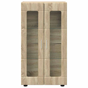 Πλαϊνό γραφείο με ράφι FLORIN Δρύς Sonoma 55,5 x 29 x 103 εκ - Pakobazaar