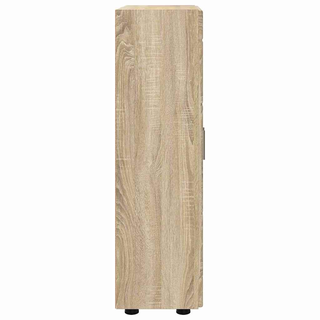 Πλαϊνό γραφείο με ράφι FLORIN Δρύς Sonoma 55,5 x 29 x 103 εκ - Pakobazaar