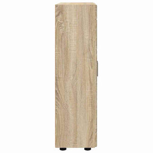 Πλαϊνό γραφείο με ράφι FLORIN Δρύς Sonoma 55,5 x 29 x 103 εκ - Pakobazaar