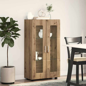 Πλαϊνό γραφείο με ράφι FLORIN Artisan Oak 55,5 x 29 x 103 εκ - Pakobazaar