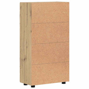 Πλαϊνό γραφείο με ράφι FLORIN Artisan Oak 55,5 x 29 x 103 εκ - Pakobazaar