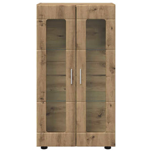 Πλαϊνό γραφείο με ράφι FLORIN Artisan Oak 55,5 x 29 x 103 εκ - Pakobazaar