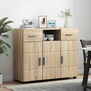 Ξύλινο Ντουλάπι με συρτάρι Δρύς Sonoma 88,5 x 30,5 x 73 εκ - Pakobazaar