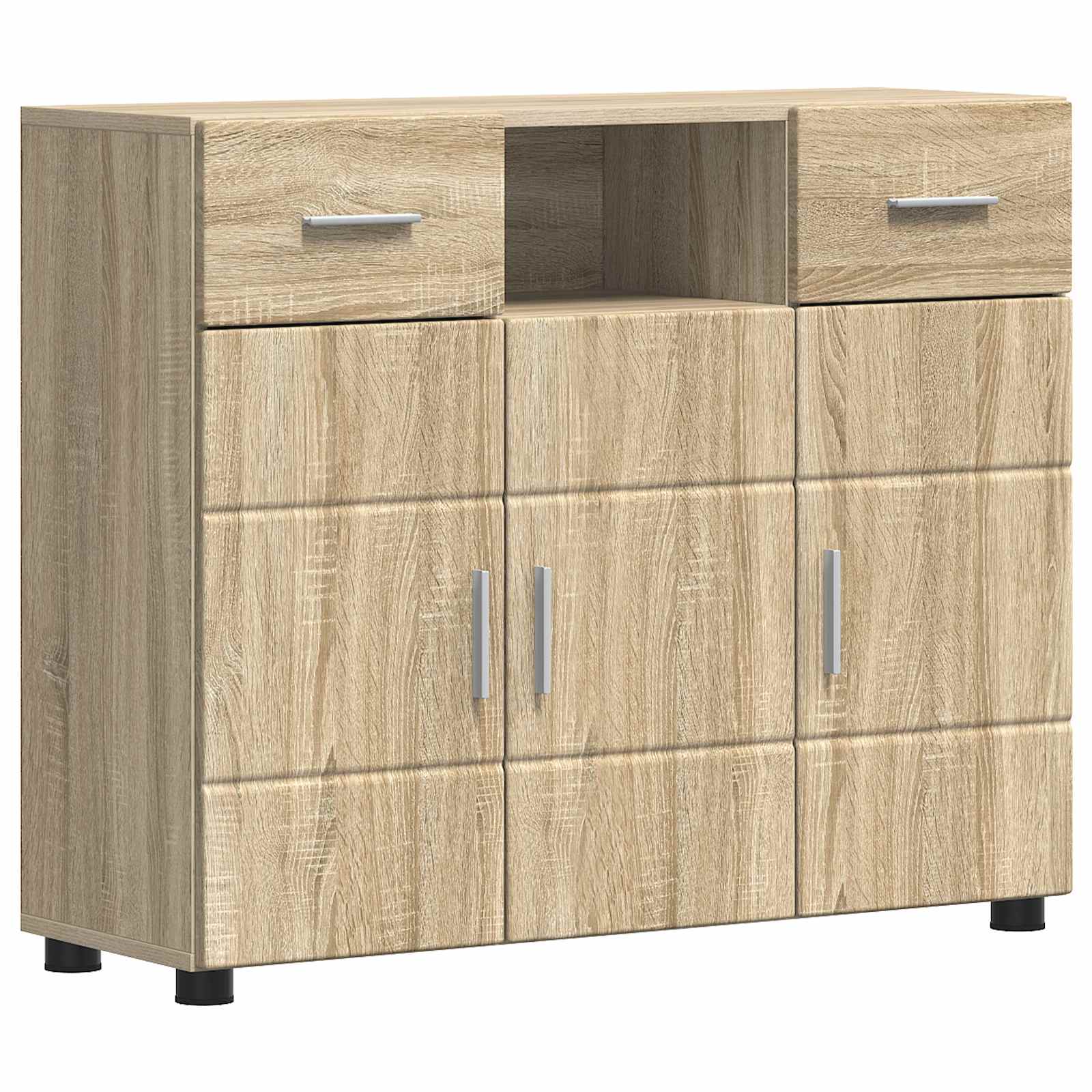 Ξύλινο Ντουλάπι με συρτάρι Δρύς Sonoma 88,5 x 30,5 x 73 εκ - Pakobazaar