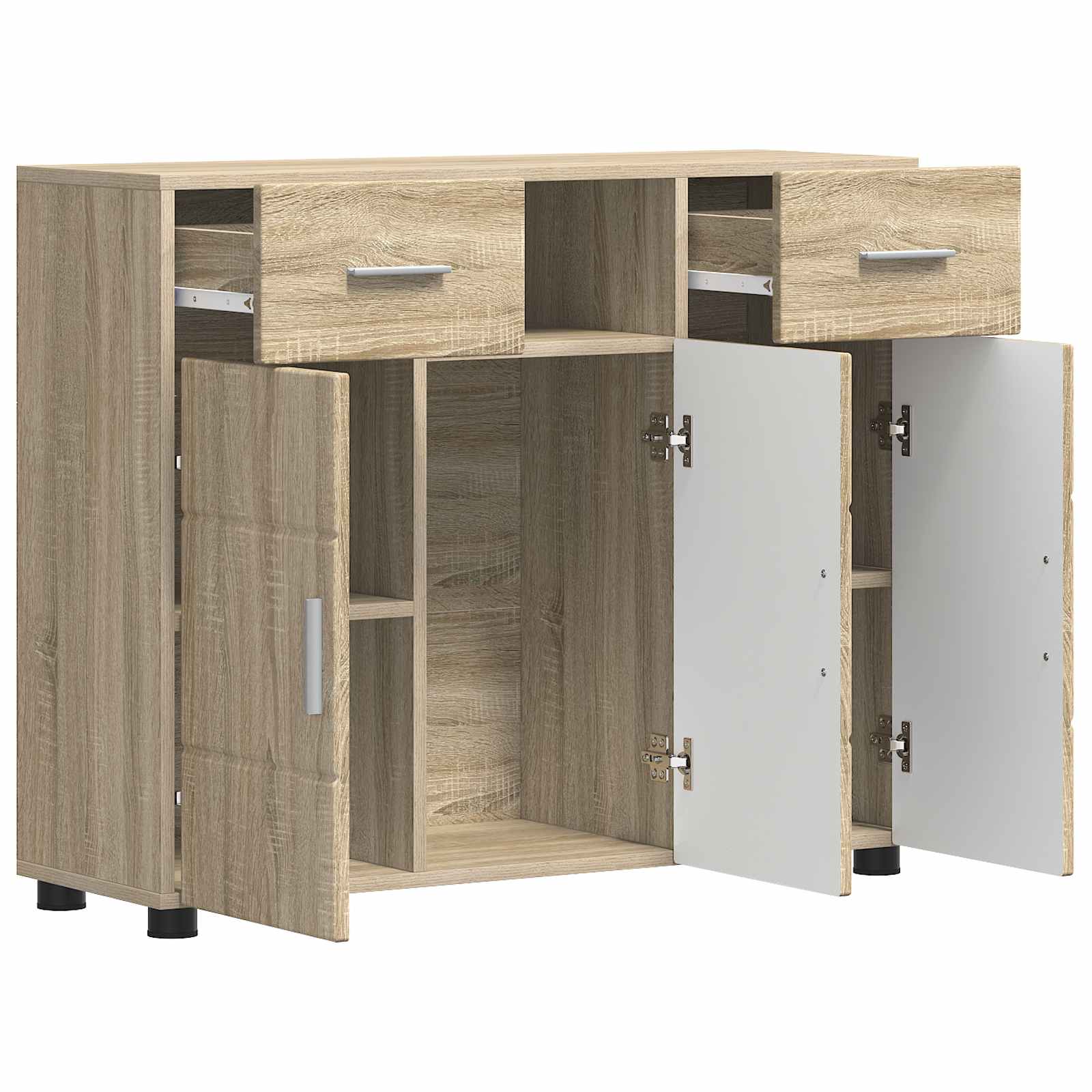 Ξύλινο Ντουλάπι με συρτάρι Δρύς Sonoma 88,5 x 30,5 x 73 εκ - Pakobazaar