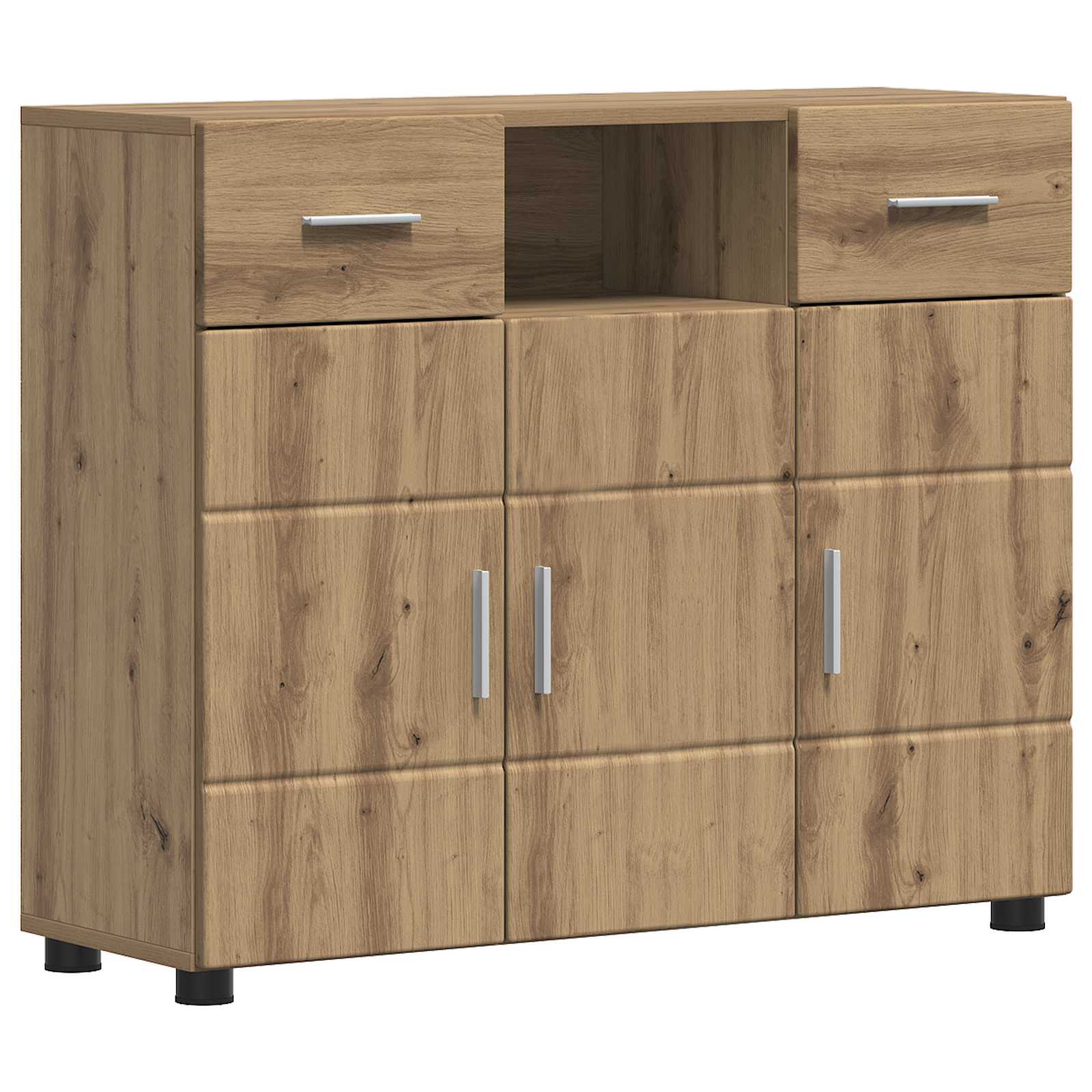 Ξύλινο Ντουλάπι με συρτάρι Artisan Oak 88,5 x 30,5 x 73 εκ - Pakobazaar