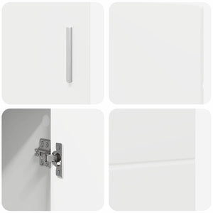 Πλαϊνό γραφείο με ράφι FLORIN Λευκό 88,5 x 30,5 x 55,5 εκ - Pakobazaar