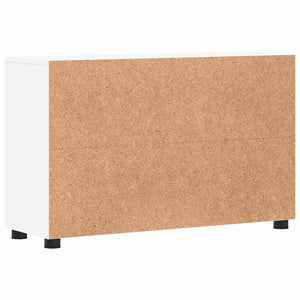 Πλαϊνό γραφείο με ράφι FLORIN Λευκό 88,5 x 30,5 x 55,5 εκ - Pakobazaar