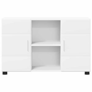 Πλαϊνό γραφείο με ράφι FLORIN Λευκό 88,5 x 30,5 x 55,5 εκ - Pakobazaar