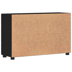 Πλαϊνό γραφείο με ράφι FLORIN Μαύρο 88,5 x 30,5 x 55,5 εκ - Pakobazaar