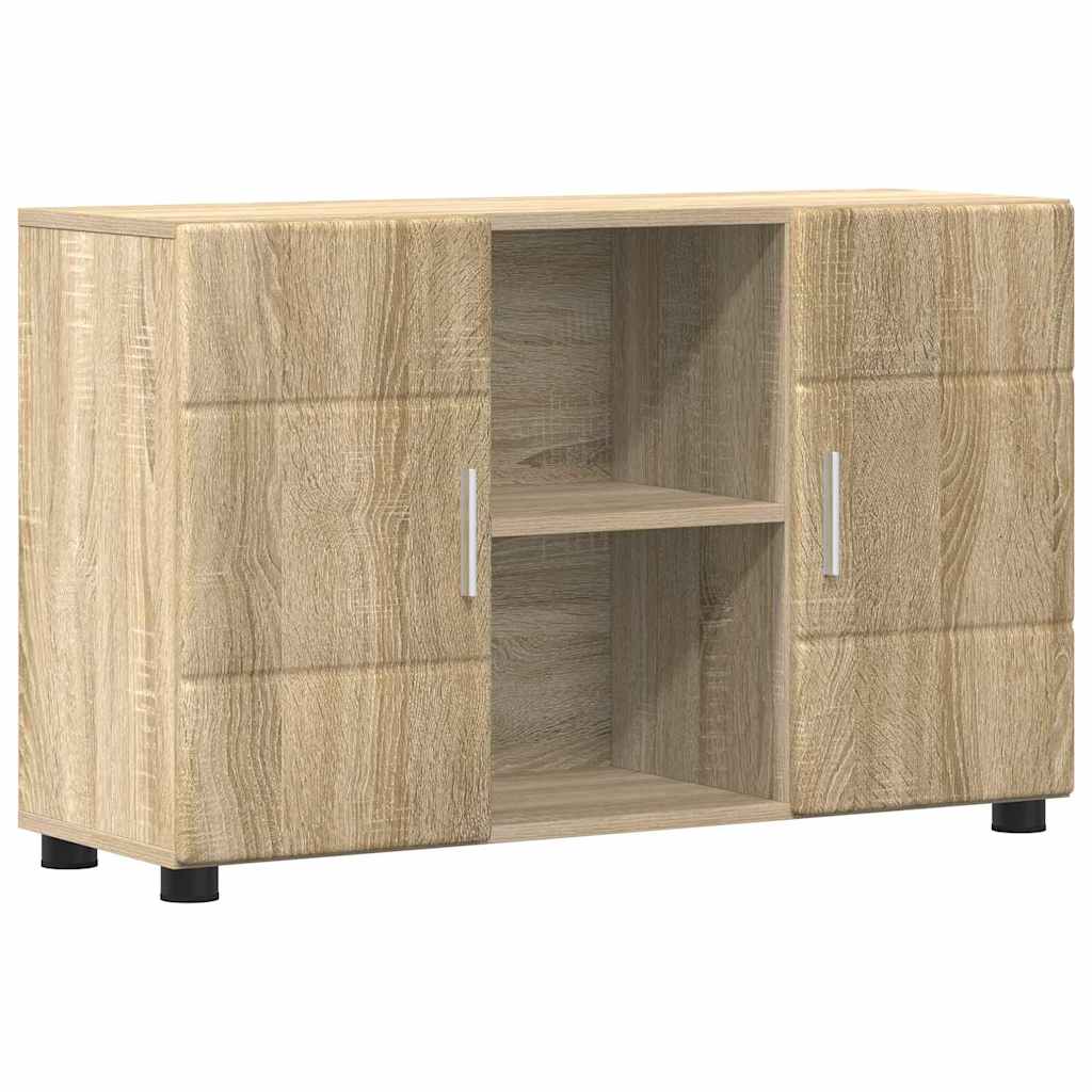 Πλαϊνό γραφείο με ράφι FLORIN Δρύς Sonoma 88,5 x 30,5 x 55,5 εκ - Pakobazaar