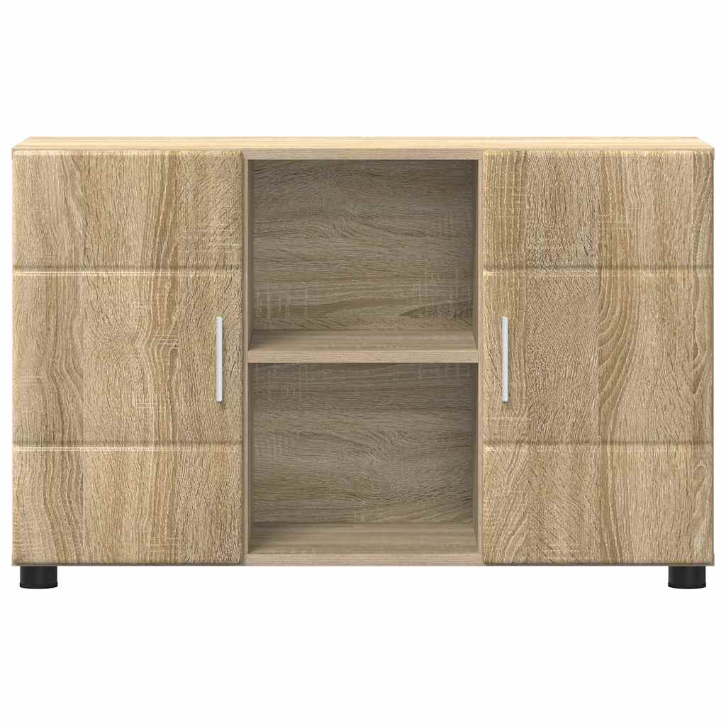 Πλαϊνό γραφείο με ράφι FLORIN Δρύς Sonoma 88,5 x 30,5 x 55,5 εκ - Pakobazaar