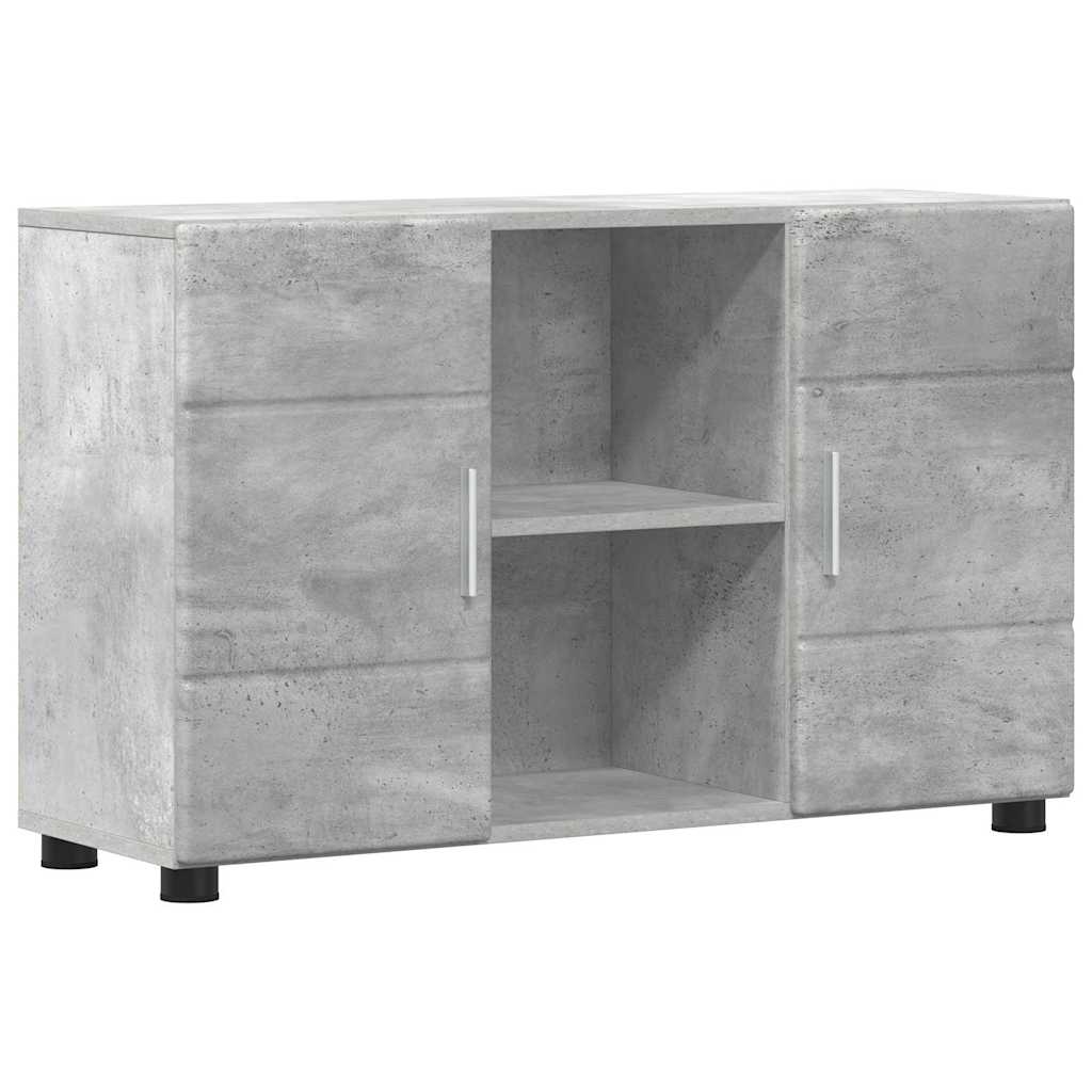 Πλαϊνό γραφείο FLORIN Σκυρόδεμα Γκρι 88,5 x 30,5 x 55,5 εκ - Pakobazaar
