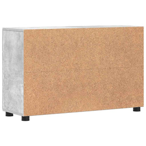 Πλαϊνό γραφείο FLORIN Σκυρόδεμα Γκρι 88,5 x 30,5 x 55,5 εκ - Pakobazaar
