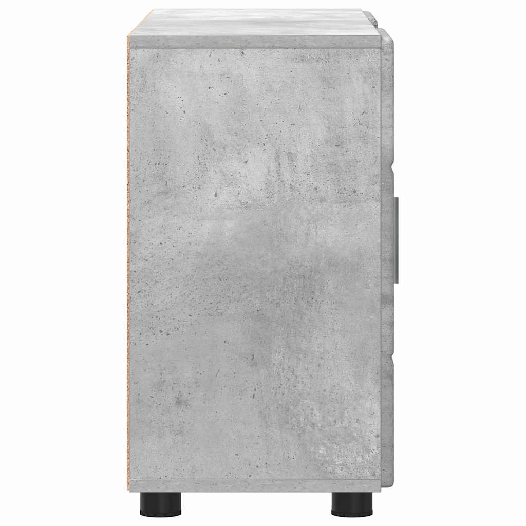 Πλαϊνό γραφείο FLORIN Σκυρόδεμα Γκρι 88,5 x 30,5 x 55,5 εκ - Pakobazaar