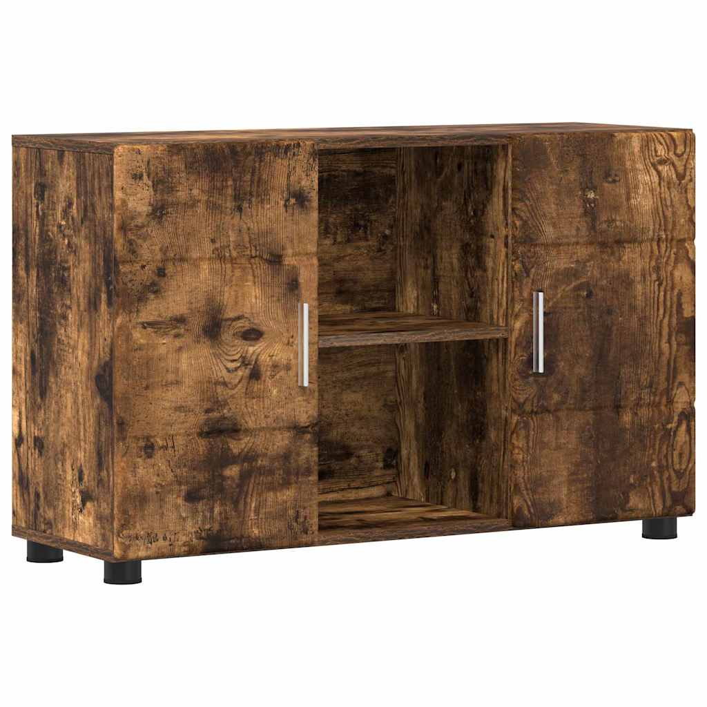Πλαϊνό γραφείο FLORIN Καπνιστό Δρύς 88,5 x 30,5 x 55,5 εκ - Pakobazaar