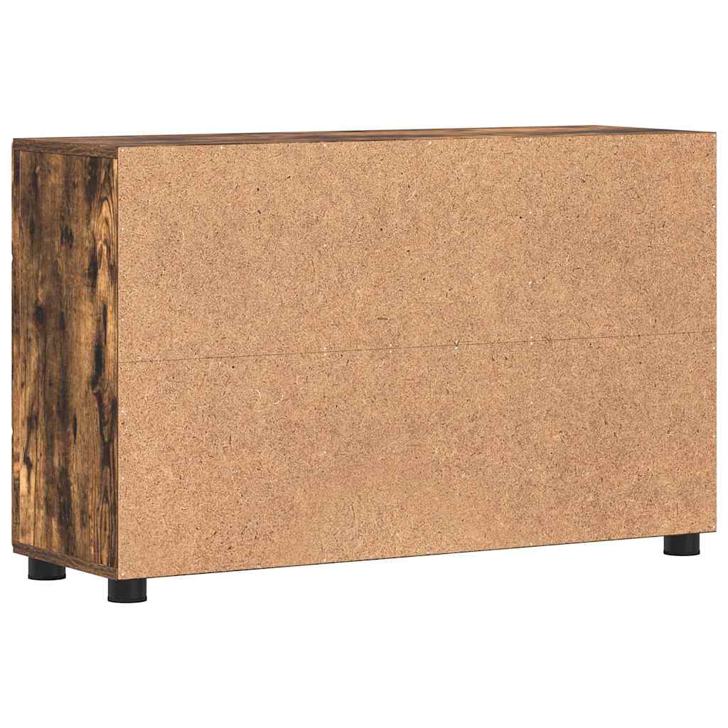 Πλαϊνό γραφείο FLORIN Καπνιστό Δρύς 88,5 x 30,5 x 55,5 εκ - Pakobazaar