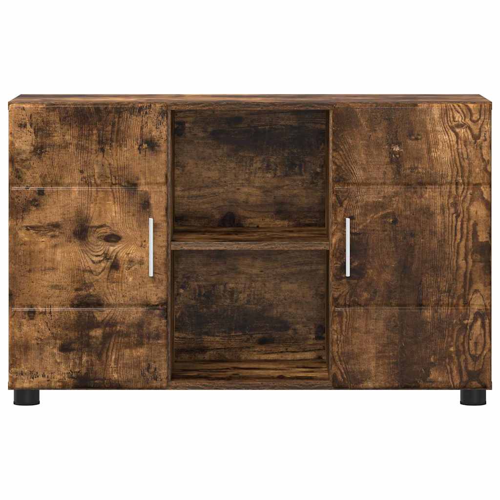 Πλαϊνό γραφείο FLORIN Καπνιστό Δρύς 88,5 x 30,5 x 55,5 εκ - Pakobazaar