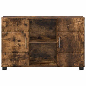 Πλαϊνό γραφείο FLORIN Καπνιστό Δρύς 88,5 x 30,5 x 55,5 εκ - Pakobazaar
