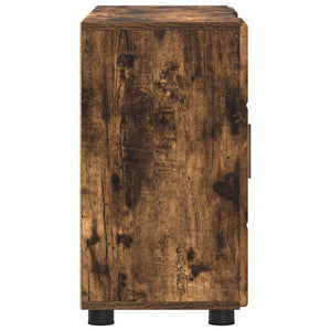 Πλαϊνό γραφείο FLORIN Καπνιστό Δρύς 88,5 x 30,5 x 55,5 εκ - Pakobazaar